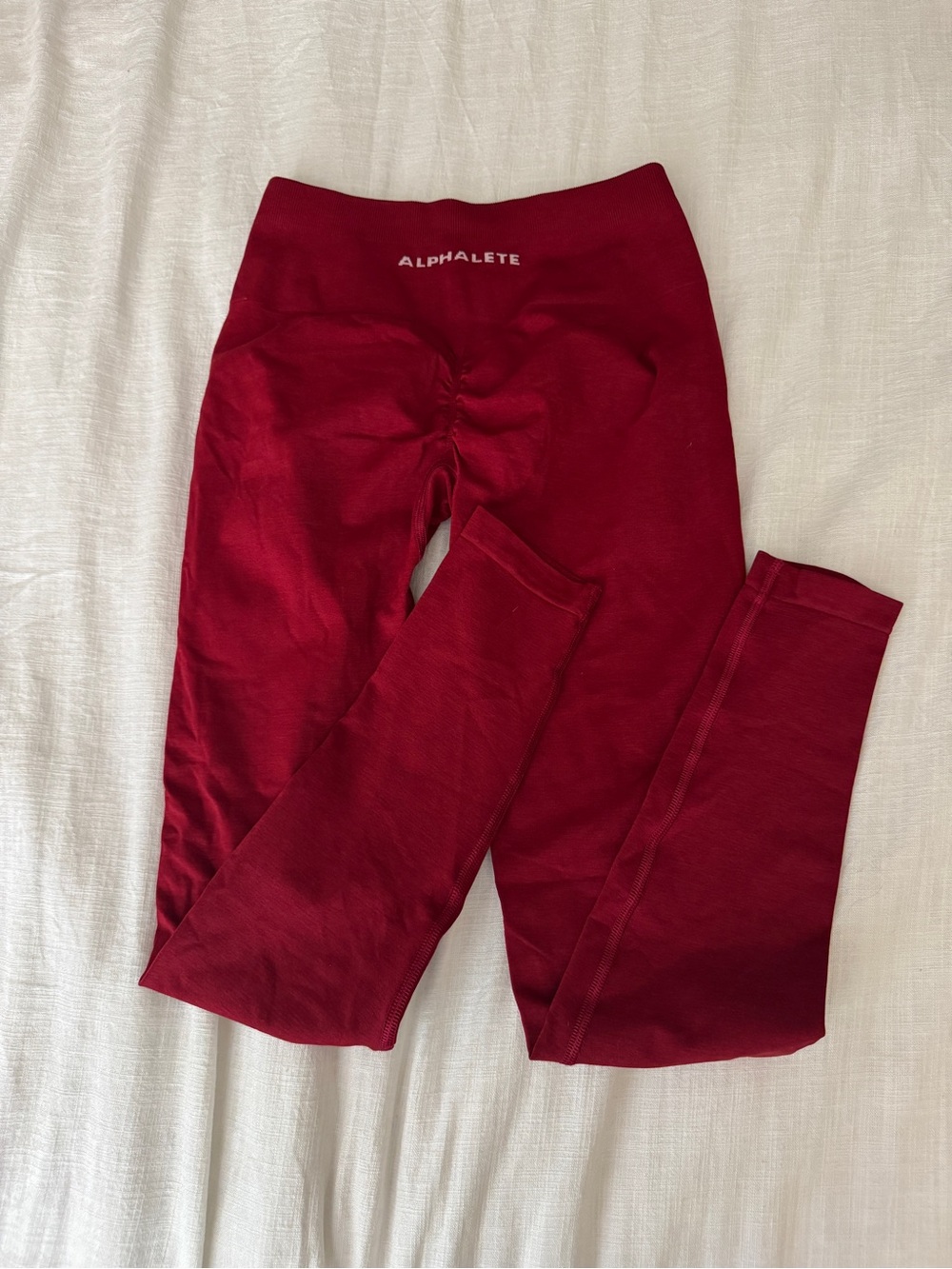 Alphalete Amplify Leggings - Medium/Bright Red